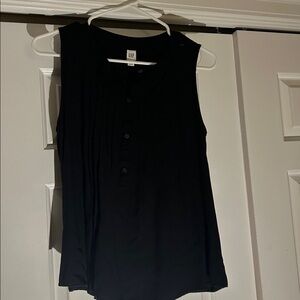 GAP Black Sleeveless Blouse